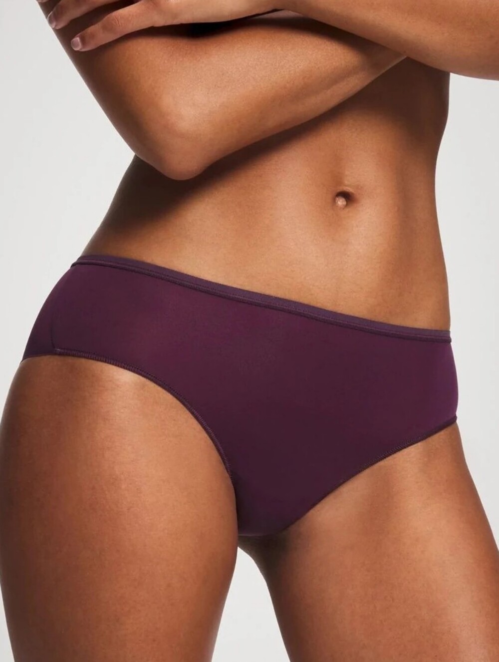 🕯NWT Soma Vanishing Edge Micro Cheeky Hipster Panty Plum Perfect Size L
